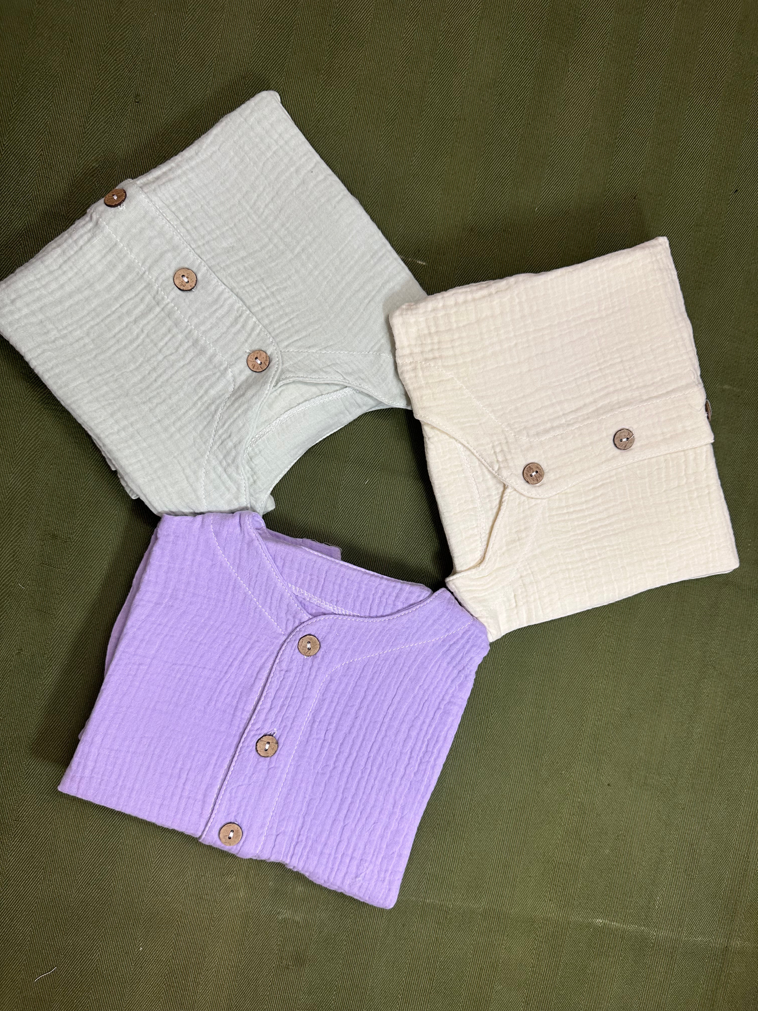 Breezy Cotton Boys Shirt and Shorts Set