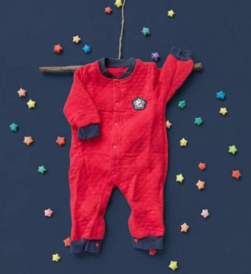 Cozy Baby Quilted Romper