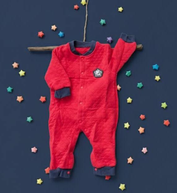 Cozy Baby Quilted Romper