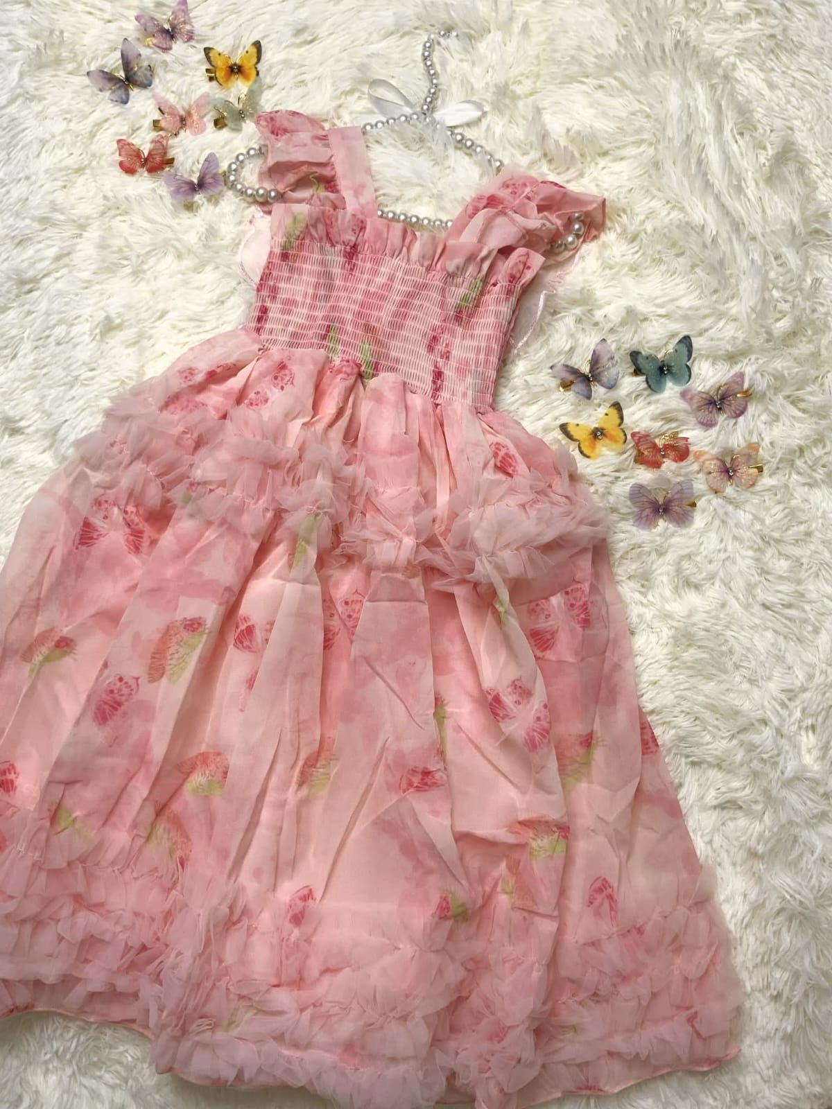 Pink Butterfly Dress🦋