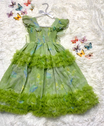 Green Butterfly Dress🦋